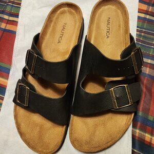Nautica Men's Double Buckle Slide-Comfort Sandal - 11 M